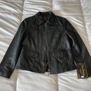 Reed Tian Zoarm Medium Black Leather Jacket